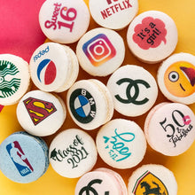 Load image into Gallery viewer, Custom Personalized Macarons (12 to 108 Macarons)
